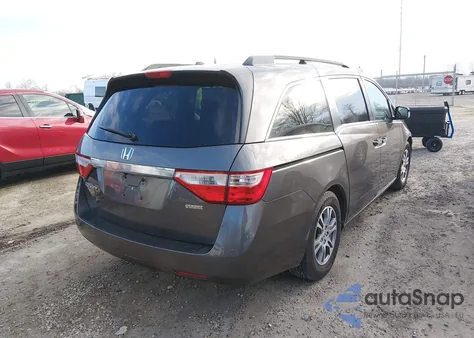 2013 Honda Odyssey Ex-L из США, поврежденный, VIN 5FNRL5H68DB052309